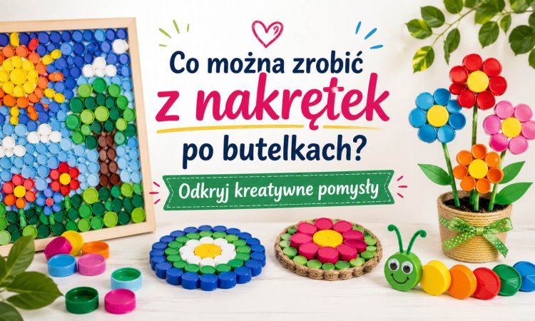 Co można zrobić z nakrętek po butelkach